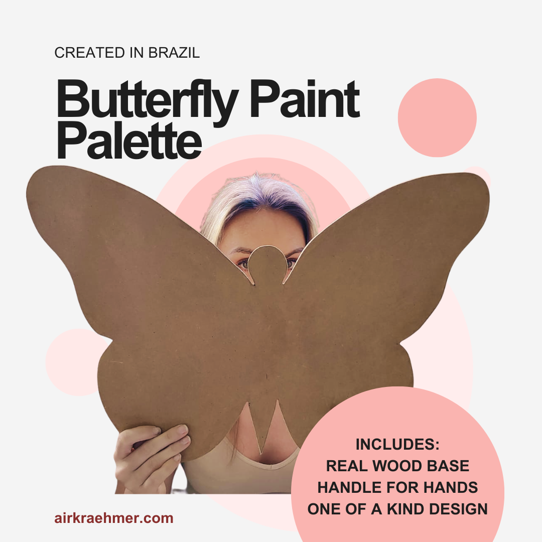 For artists who love butterflies and nature, this handcrafted butterfly paint palette brings beauty and inspiration directly into your creative process.