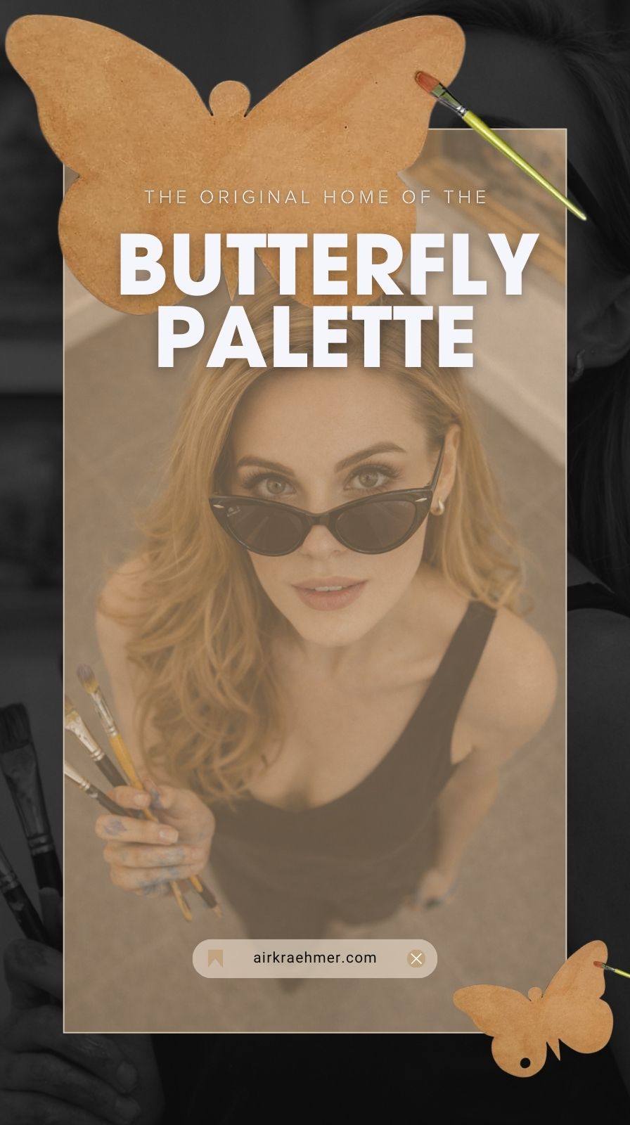 For artists who love butterflies and nature, this handcrafted butterfly paint palette brings beauty and inspiration directly into your creative process.